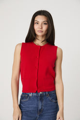 FRENCH CONNECTION COSYSOFT KNIT VEST